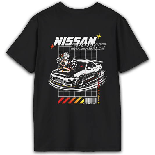 Racer Girl Skyline T-Shirt