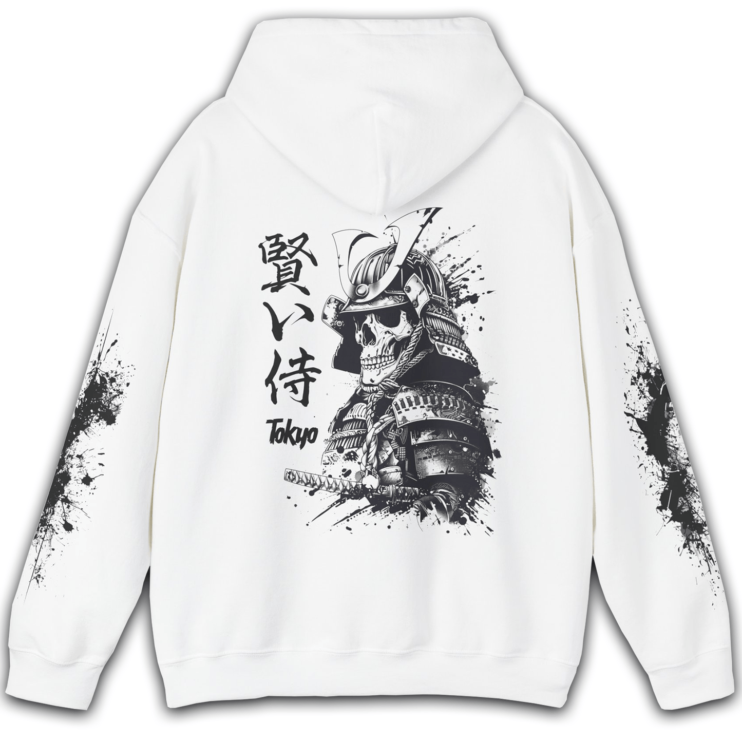 White Samurai Hoodie